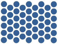 Samolepící krytky na šrouby - modré, 14 mm