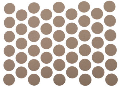 Samolepící krytky na šrouby - Cappuccino 14mm – Furnica