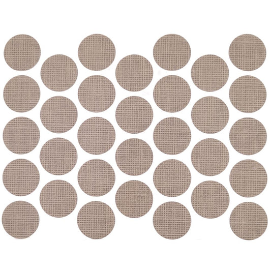Samolepící krytky na šrouby - bavlněná latte 18 mm – Furnica