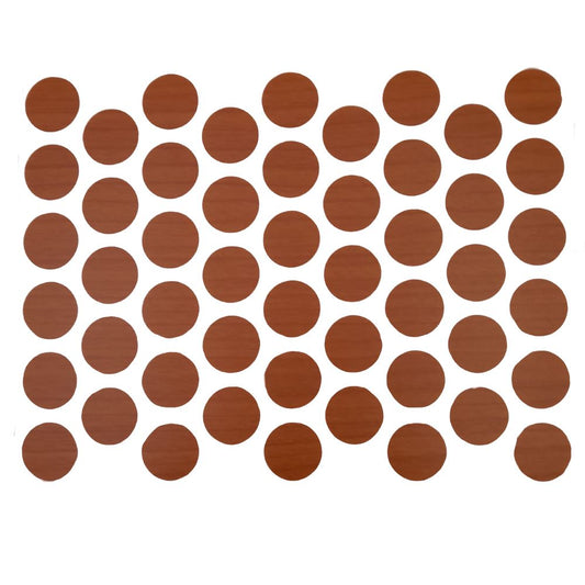 Screw cover caps Self-Adhesive - Light Cherry 14mm Furnica 