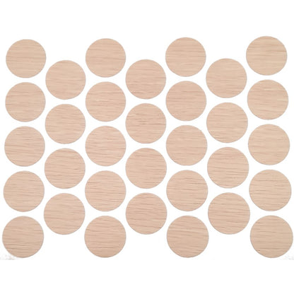 Screw cover caps Self-Adhesive - Milk Oak 18mm Furnica 