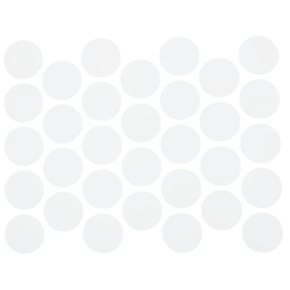 Screw cover caps Self-Adhesive - Milk White 18mm Furnica 
