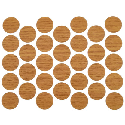 Screw cover caps Self-Adhesive - Oak 18mm Furnica 