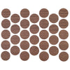 Samolepící krytky na šrouby - dub Chamonix 18 mm