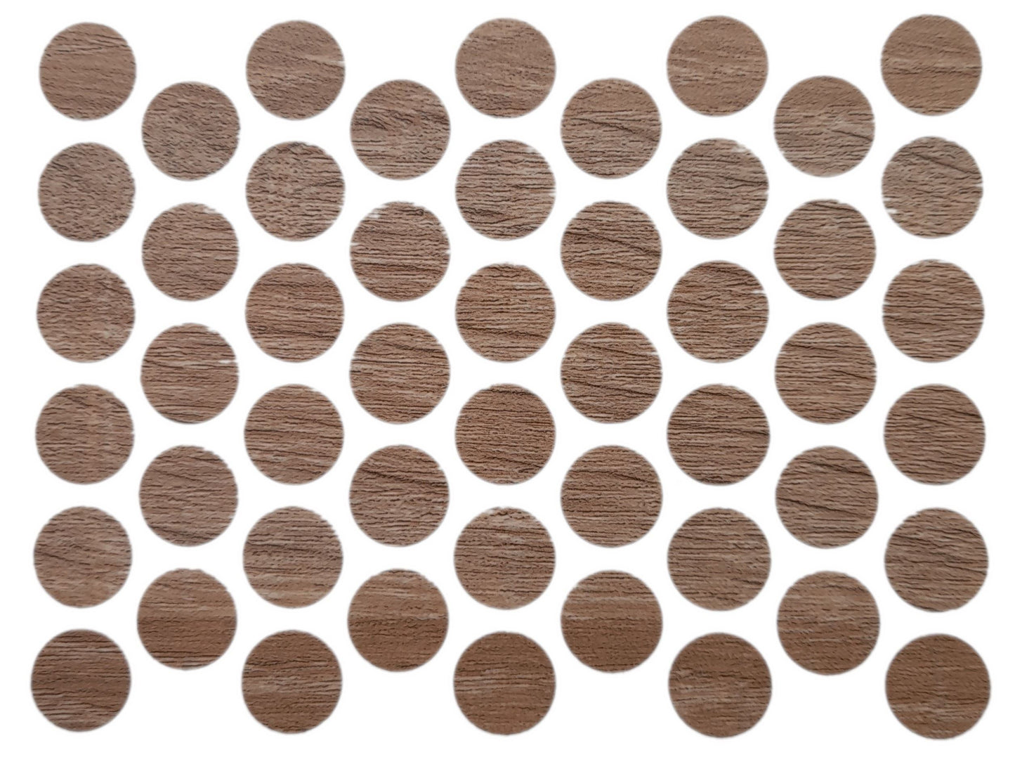 Screw cover caps Self-Adhesive - Oak Sonoma 14mm Furnica 