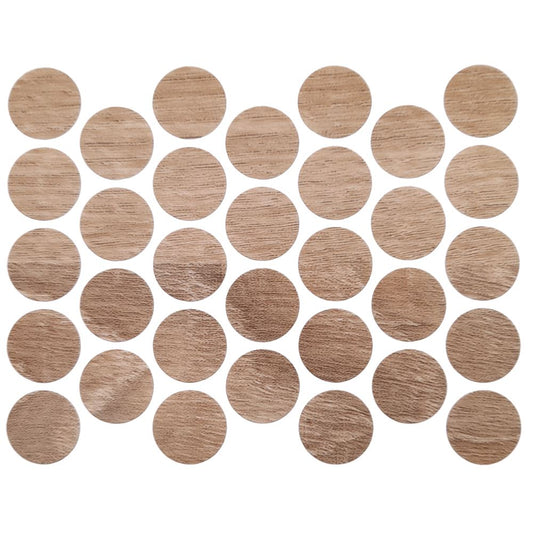 Screw cover caps Self-Adhesive - Oak Sonoma 18mm Furnica 