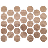 Samolepící krytky na šrouby - dub Sonoma 18 mm