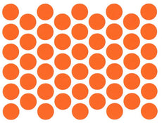 Samolepící krytky na šrouby - oranžové 14 mm