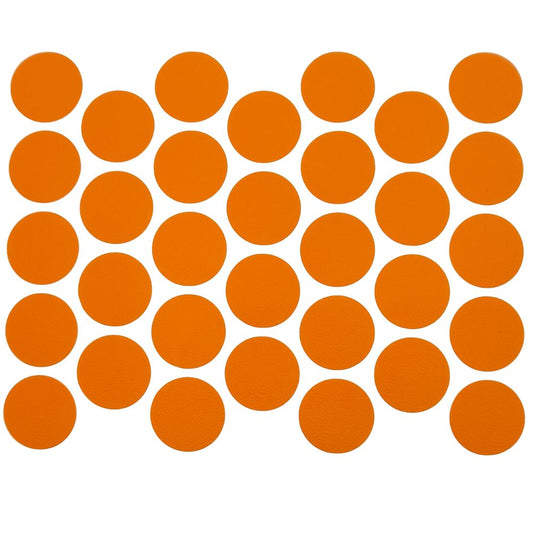 Samolepící krytky na šrouby - oranžové 18 mm – Furnica
