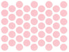 Samolepící krytky na šrouby - růžové 14 mm