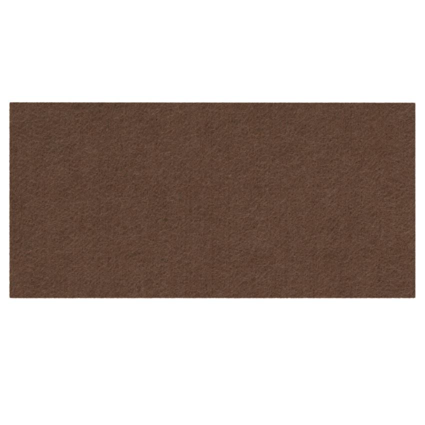 Samolepící filcová podložka 120x240mm - hnědá – Furnica