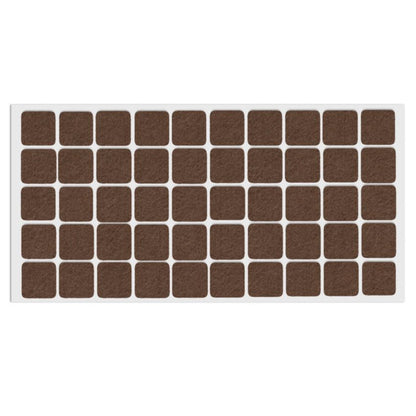 Samolepící filcová podložka 20x20mm hnědá – Furnica