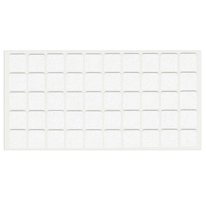 Samolepící filcová podložka 20x20mm bílá – Furnica