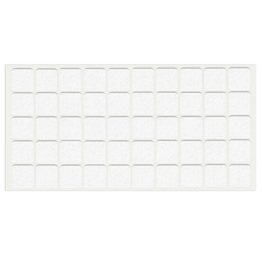 Samolepící filcová podložka 20x20mm bílá – Furnica