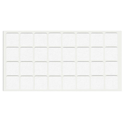 Samolepící filcová podložka 25x25mm - bílá – Furnica