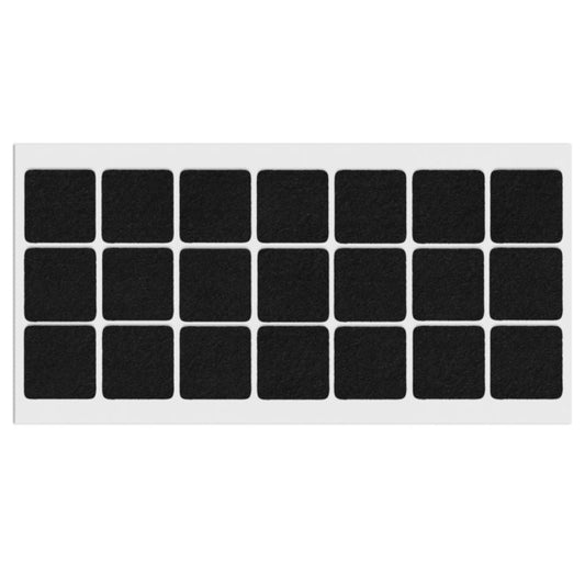 Samolepící filcová podložka 30x30mm černá – Furnica