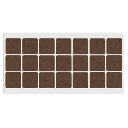 Samolepící filcová podložka 30x30mm hnědá – Furnica