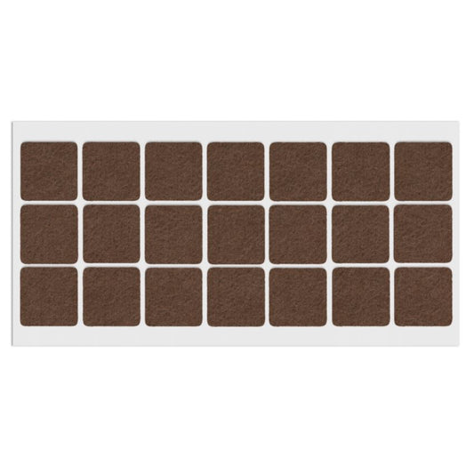Samolepící filcová podložka 30x30mm hnědá – Furnica
