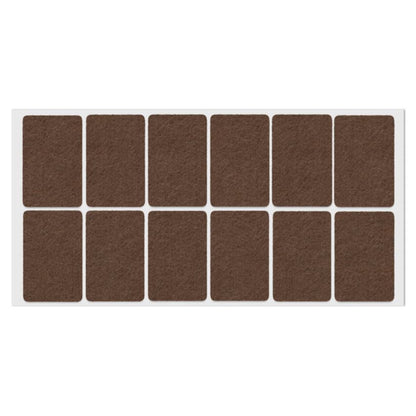 Samolepící filcová podložka 35x55mm hnědá – Furnica