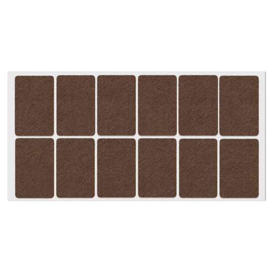 Samolepící filcová podložka 35x55mm hnědá – Furnica