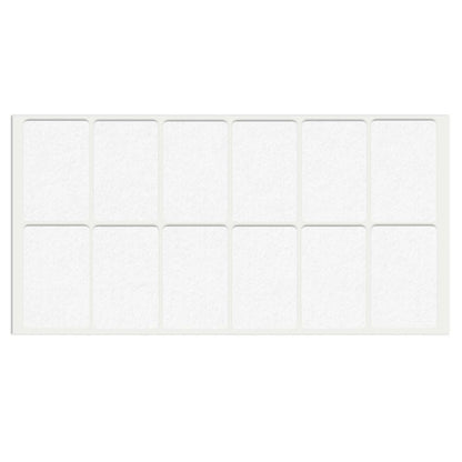 Samolepící filcová podložka 35x55mm bílá – Furnica