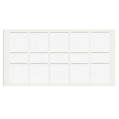 Samolepící filcová podložka 40x40mm/20x40mm bílá – Furnica