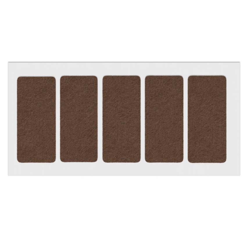Samolepící filcová podložka 40x90mm hnědá – Furnica