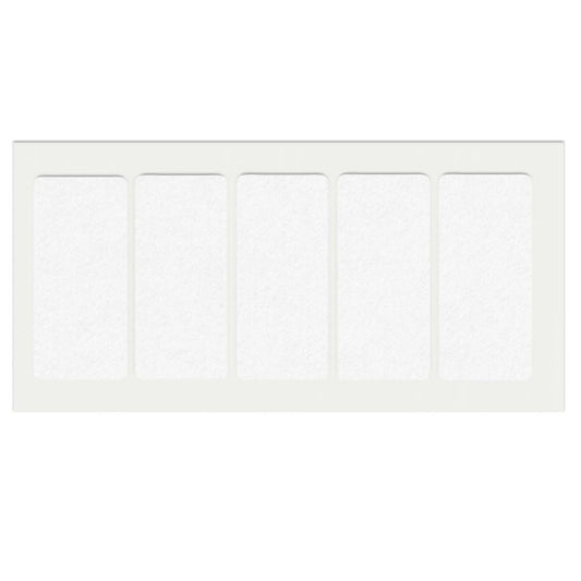 Samolepící filcová podložka 40x90mm bílá – Furnica