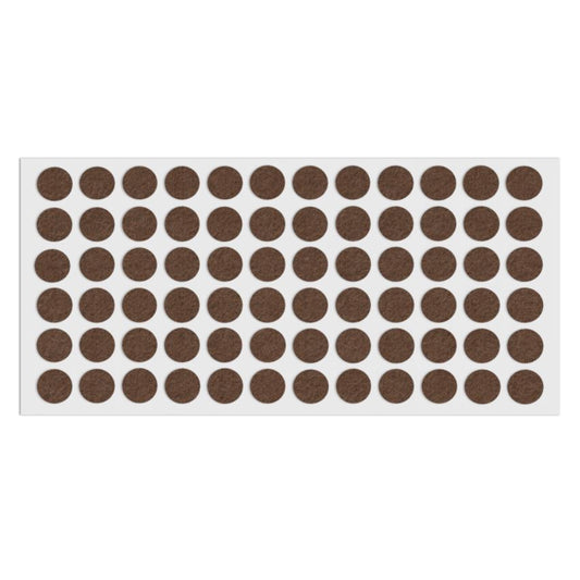 Samolepící filcová podložka Ø15mm hnědá – Furnica