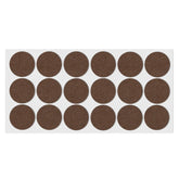 Samolepící filcová podložka Ø35mm hnědá
