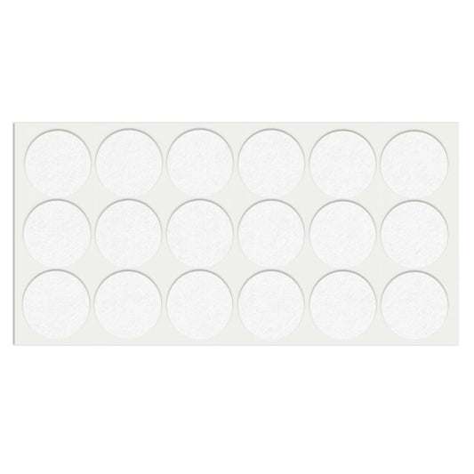 Samolepící podložka z filcu Ø35mm bílá – Furnica