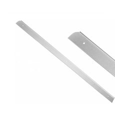 Boční lišta pro pracovní desku o šířce 28 mm, R-15, stříbrně eloxovaná.