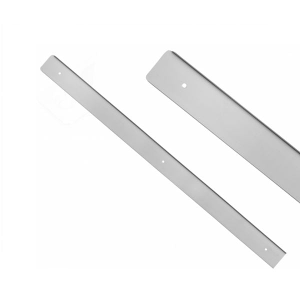 Boční lišta pro 38mm pracovní desku R-3, stříbrně eloxovaná. – Vlevo – Furnica