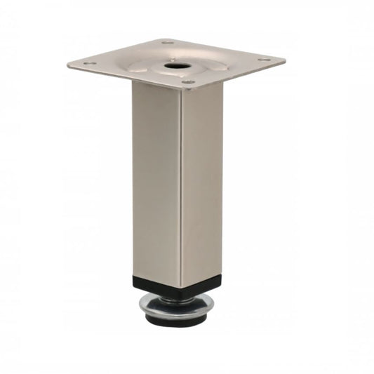 Čtvercová noha nábytku 25x25mm - H100mm Satin – Furnica