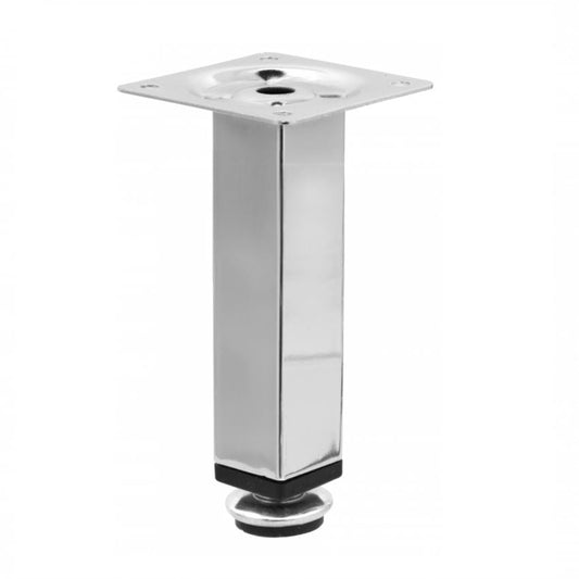 Čtvercová noha nábytku 25x25mm - H120mm chromovaná – Furnica