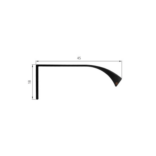 Edge Grip UFO Profilová rukojeť 128 mm (celková délka 148 mm) - Matně zlatá (2) – Furnica